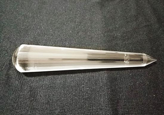 Clear Laser Crystal - 36 Facets - 176 gr